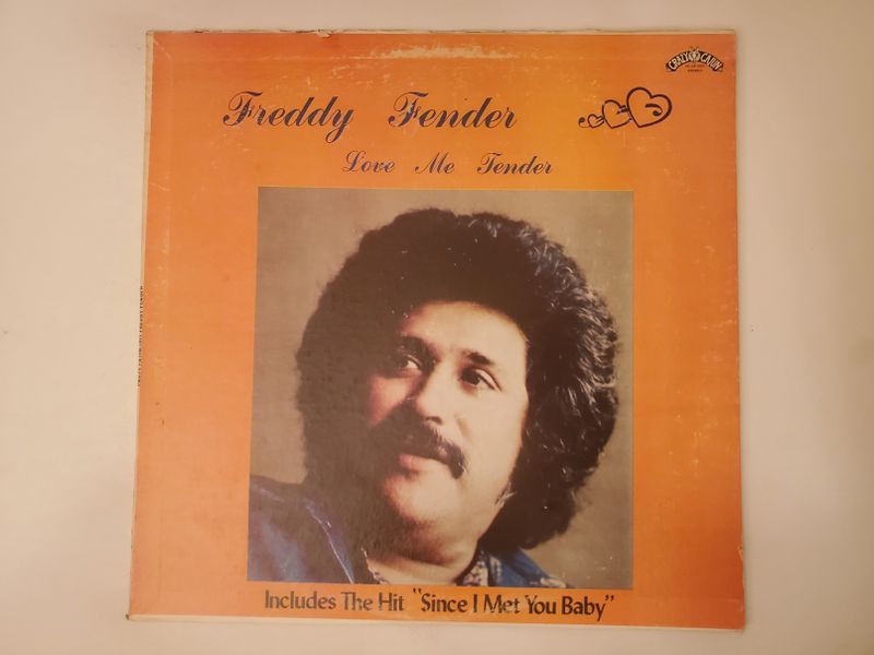 Freddy Fender Love Me Tender vinyl record